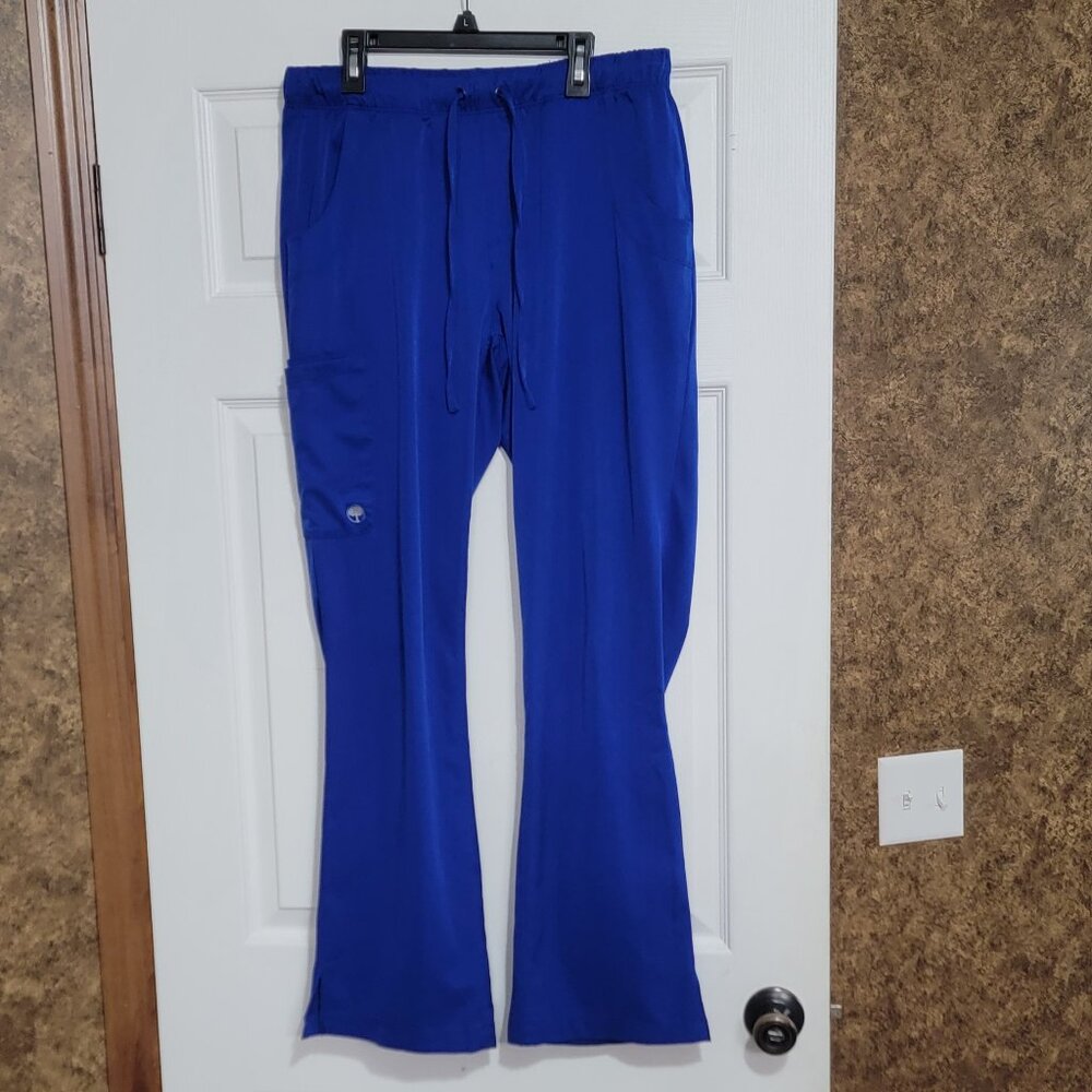 Healing hands HH scrub pants medium galaxy blue